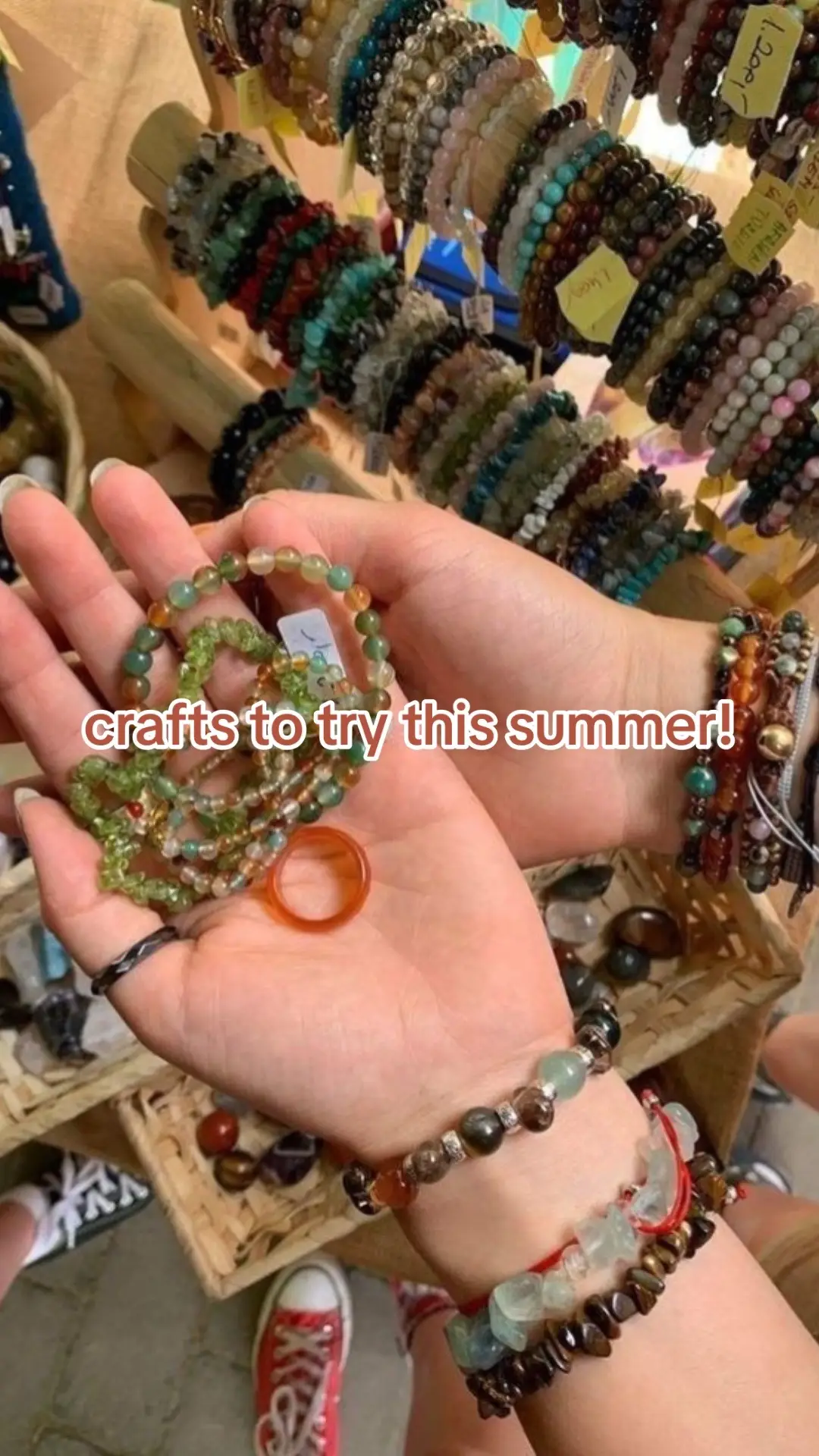it’s crafty girl summer! photos are not mine #DIY #craft #hobby #aesthetic #jewelry #pottery #clothes #embroidery #upcycling #fyp 