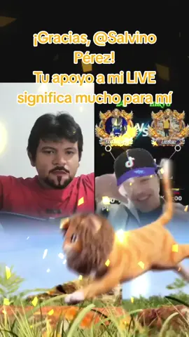 Salvino Pérez, gracias por tu valioso apoyo en mi LIVE. Seguiré esforzándome para crear contenido LIVE aún mejor. @Salvino Pérez #tiktoklive #livehighlights #livegift #leonthekitten #meteorshower 
