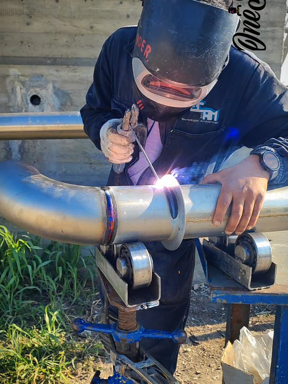 #weld #welding #weldingtiktok #welder #pipe #pipeline #inoxtag #work #passion #italia #fyp #foryou #foryoupage #oneshotmuso 