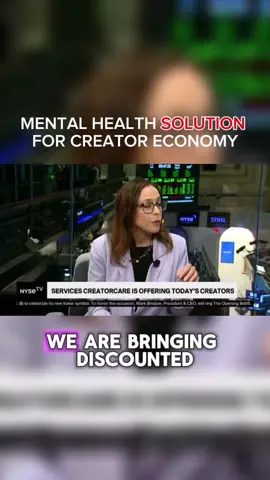 Got to share more about #CreatorCare on @The New York Stock Exchange TV with the amazing @Kristen Scholer . Grateful to you for seeing the importance of this work and giving it space on such an iconic platform. CreatorCare, from @Creators 4 Mental Health and Revive Health Therapy, is here to meet creators where they’re at—with accessible, sliding-scale therapy and personalized support. If you’re a creator in California looking for mental health care that fits your life, head to creatorcare.co for a free 15-minute consultation. You’re not alone. #Creators4MentalHealth #creator #creatoreconomy #MentalHealthAwareness