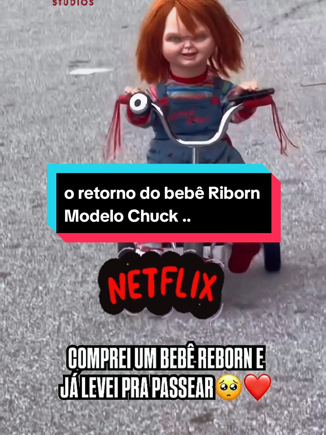 o retorno do bebê Riborn Modelo Chuck ... #filme #chucky #riborn #bebe #familia #saude #psiquiatria #jesusestavoltando #brinquedos #geracaoz 