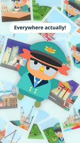 How can our favorite travel birb pick just one location?!?! ✈️✨