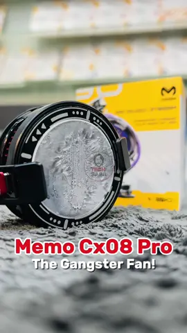 Memo Cx08 Pro🔥 The Gangster Fan!🗿 Order now before its gone! #techbaba #memo #coolingfan #cx08 #cx08pro #cx07 #forpubg #pubgmobile #pubglovers #pubgpakistan #fyp 