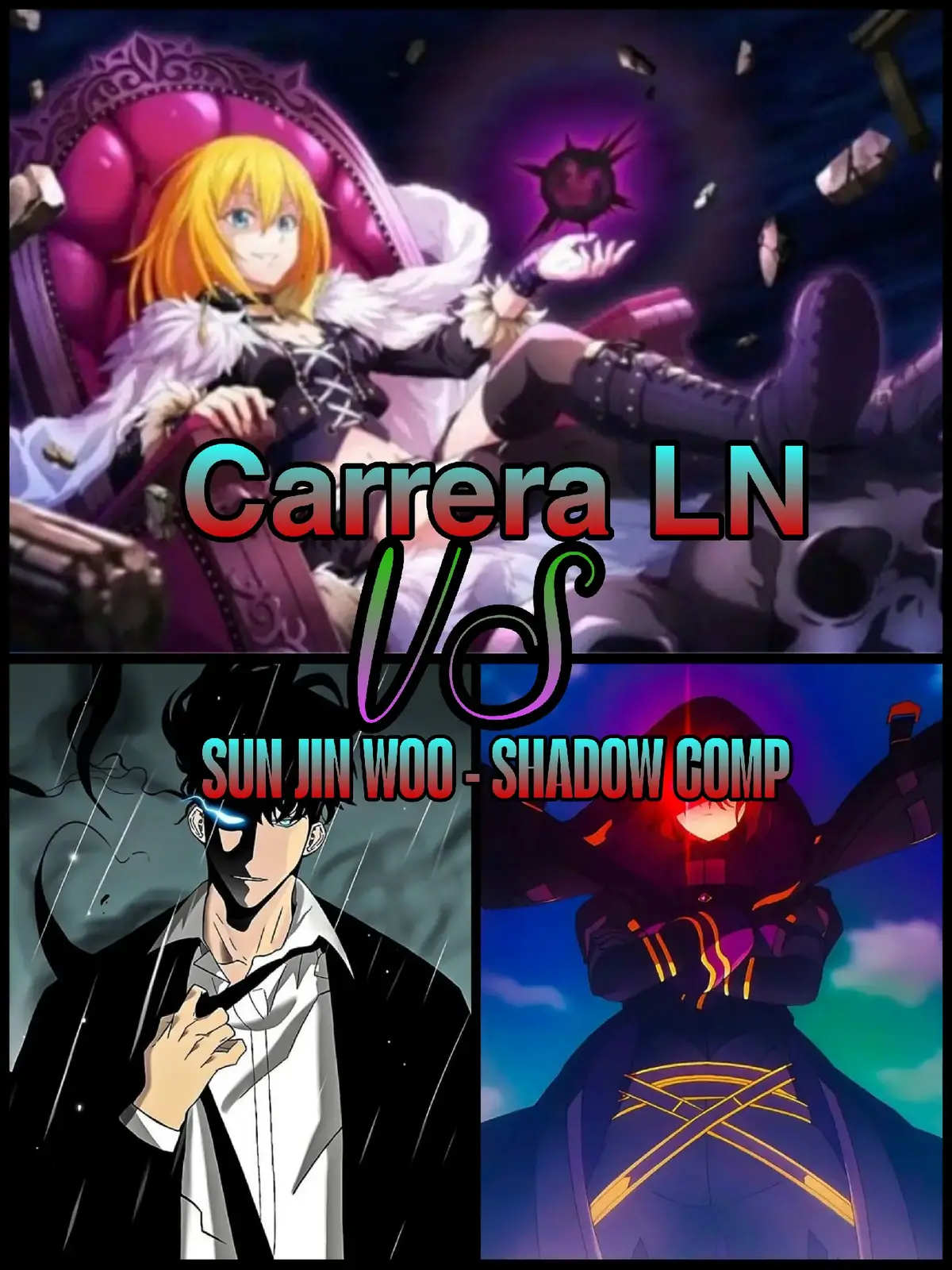 #carrera #tensura #novela #rimuru #vs #sunjinwoo #sololeveling #shadow #cid #anime #fyp 