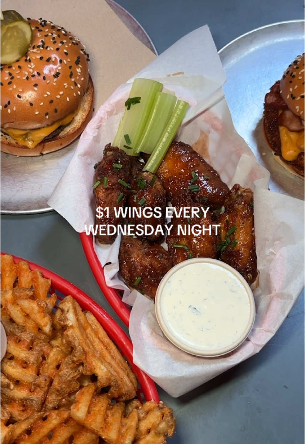 $1 WINGS EVERY WEDNESDAY NIGHT 🍗🪽 You heard it right - Wednesday’s from 6pm get yourself to Red Hook for the messiest, sauciest, happiest night in the laneway 👏🏻 #Brisbane #BrisbaneFood #BrisbaneBar #BrisbaneRestaurant #RedHookBrisbane #BrisbaneLaneways #BrisbaneBurgers 