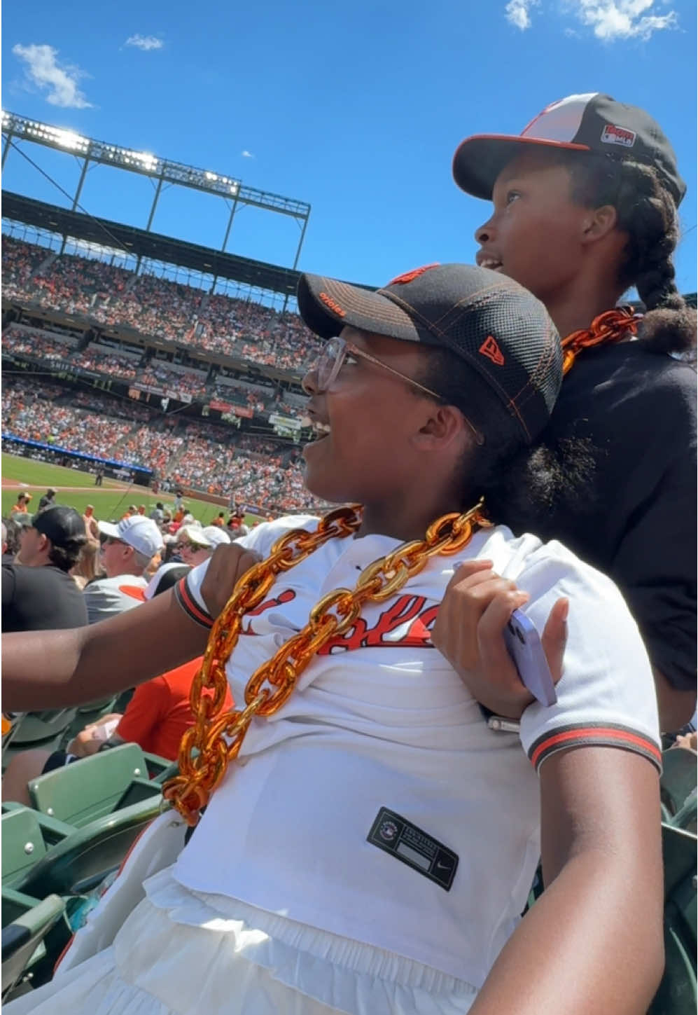 Good family fun at the Baltimore Os game. #FamilyFun #familyactivities #wholesomefamilyfun
