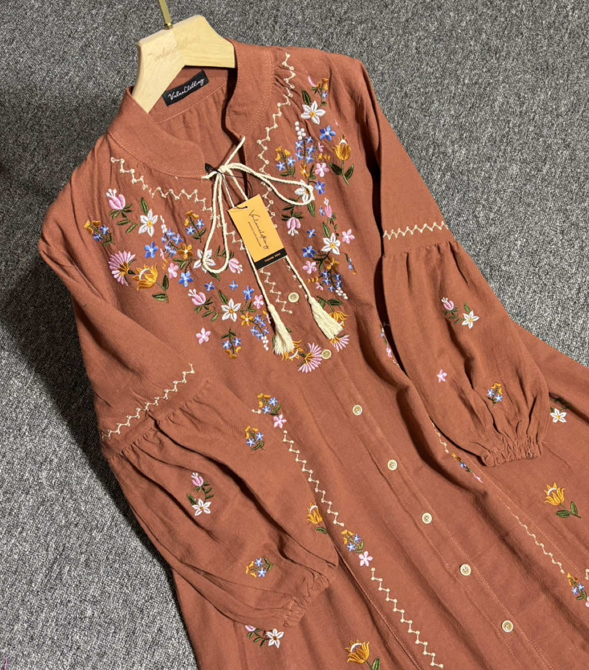 Aruna Dress Terracotta Cantik banget 🧶💐😍🫶🏻 jangan smapai kehabisan karna stock ga banyak 🫣😋
