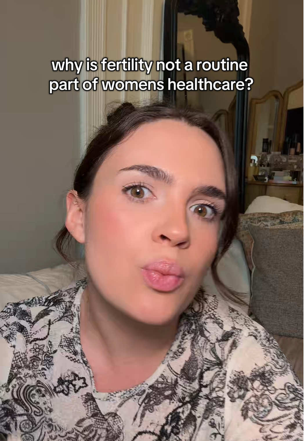 if men could get pregnant, I guarantee we’d be doing everything in our power to support them with family planning. the “biological clock” is such a stressor for so many women my age because we have no idea there’s an issue until we decide we’re ready for children. (disclaimer: fertility is not something I’m personally struggling with at the moment, it just enrages me that we aren’t given more resources in our healthcare to plan and prepare for the lives we want) #womenshealth #womenshealthcare #fertility #20something 