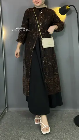 Rekomendasi outer buat kondangan #outer #outerbrokat #cardigan #ootdsimple #ootdhijab 
