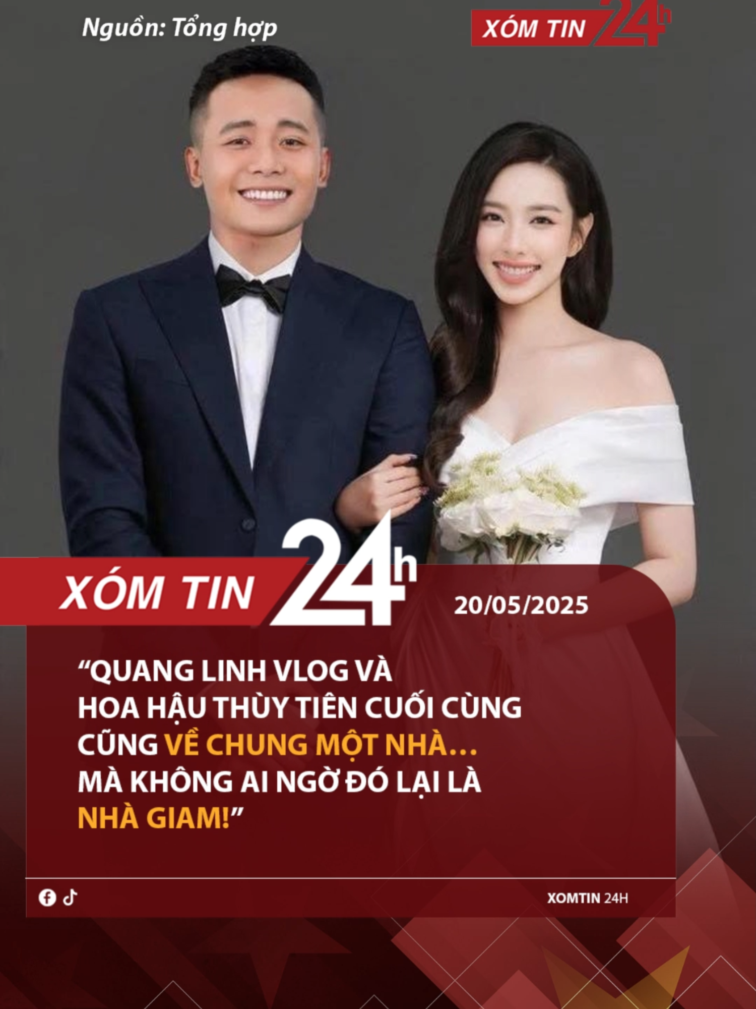 QUANG LINH VLOG VÀ HOA HẬU NGUYỄN THÚC THÙY TIÊN CHÍNH THỨC VỀ CHUNG MỘT NHÀ… #xuhuong #trending #xomtin24h #tintuc #new #quanglinhvlog #hoahauthuytien