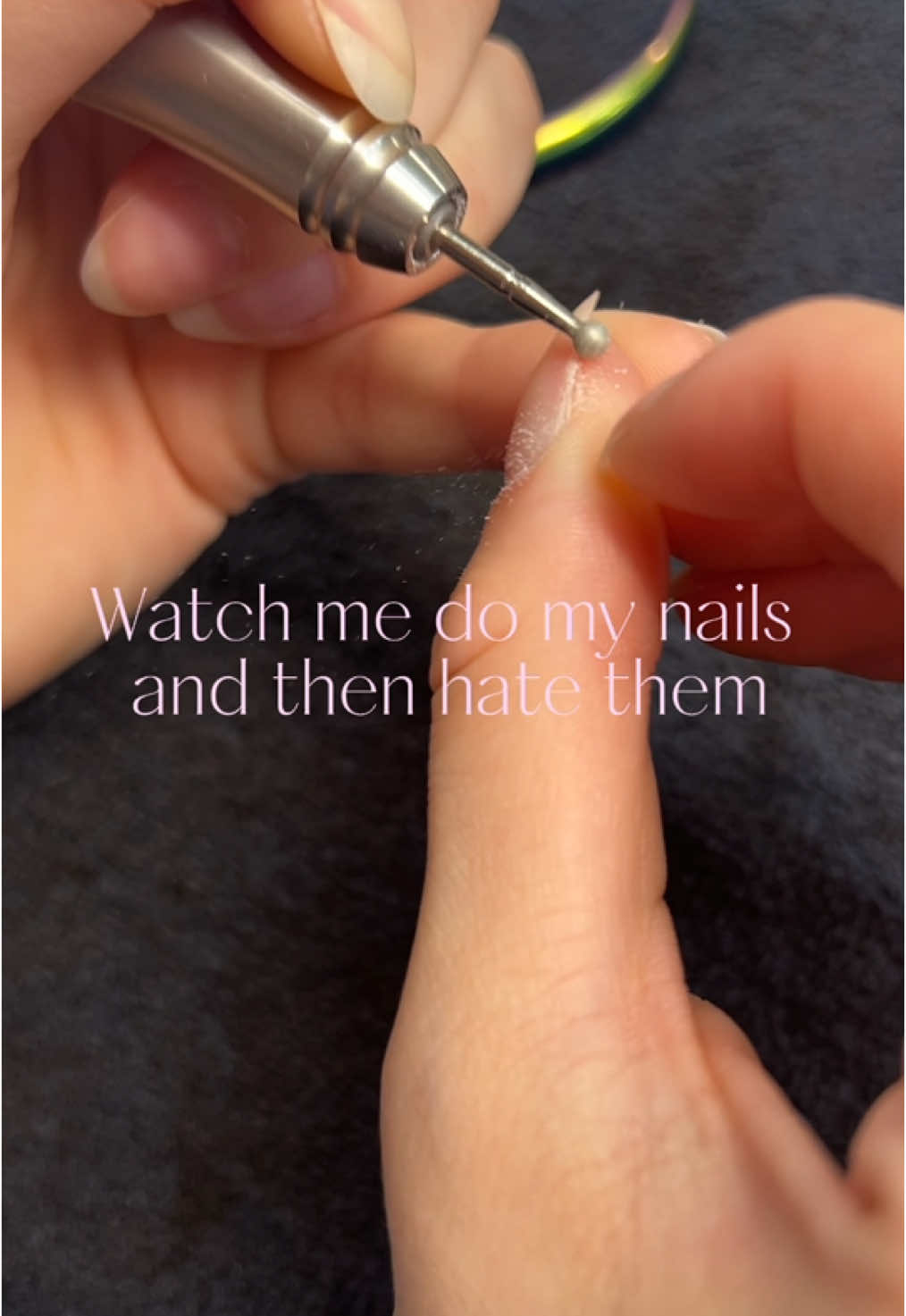 I used to alwayyyyss have my nails done but now that i’m always in pain it’s hard to do them as much. #nailart #gelnailsathome #gelnails #naturalnails #CapCut 