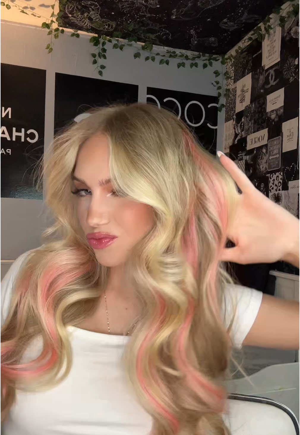 pink hair for summer 2025!!💖💐🎀#googoohair #glowwithgoogoohair #outdoorfun 