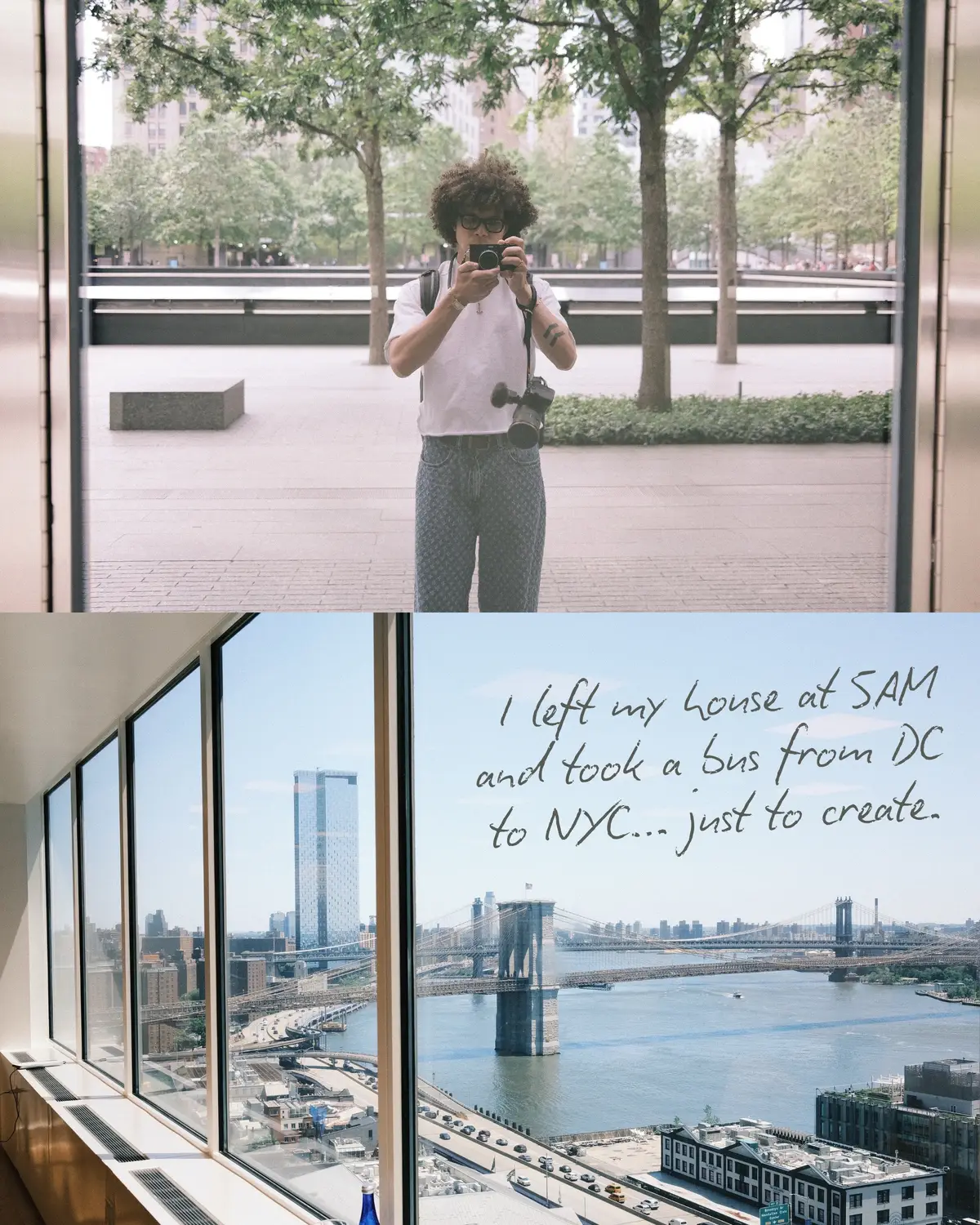 I left the house at 5AM with no real plan, just a feeling that I needed to get out and connect. Spent the day in NYC surrounded by creators, good energy, and nonstop inspiration. And somehow in the middle of all that, I ended up leaving with a pair of Ray-Ban Meta glasses (shoutout to them, can’t wait to create with these). The city reminded me how good it feels to be present. To talk with people who just get it. To move without overthinking. Sometimes the best days aren’t the ones you plan, they’re the ones you just show up for.