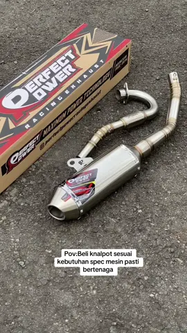 Beli knalpot sesuai kebutuhan spec mesinmu. Mau request sendiri ukuran juga boleh disini🔥 Langsung chat admin saja. #perfectpower  #crf150l  #knalpotcrf 