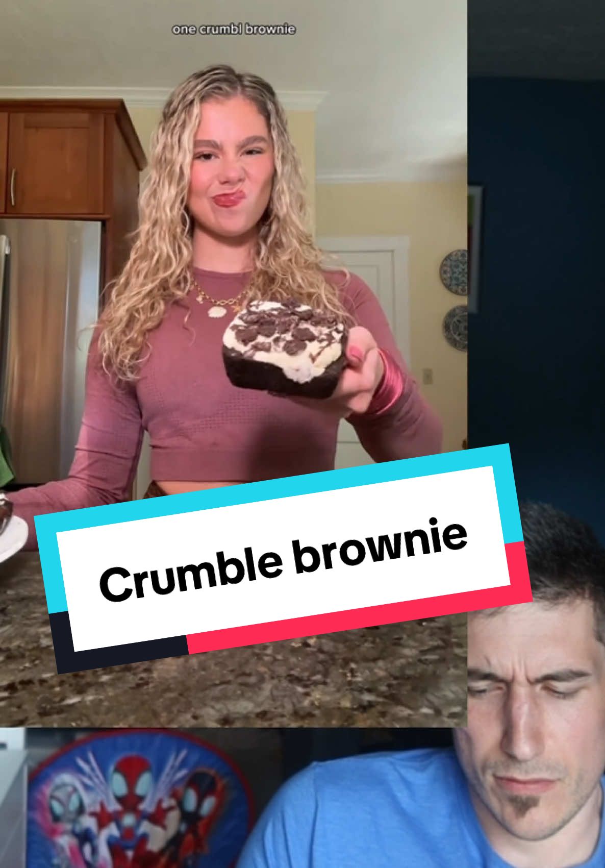 Replying to @absolutelywartorn @livcarbonero it’s also a great substitute for banana anytime you see that 👍🏻 #crumbl #brownies #healthydessert #lowcalorie #highprotein 