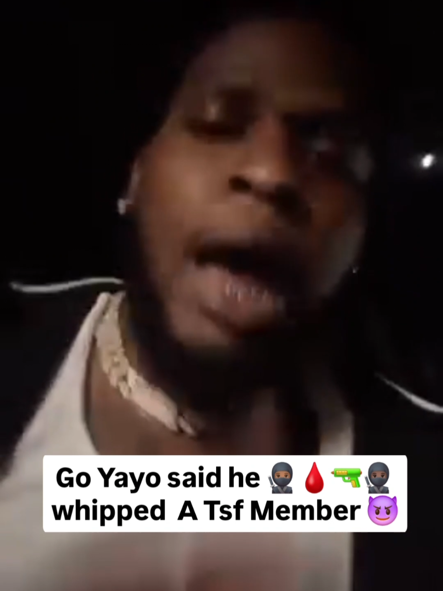Y'all believe Go Yayo said he 🥷🏾🩸🔫🥷🏿 whipped  A Tsf Member 😈 #hoodfame #vs #tsf #goyayo #saucewalka #texasbusiness #standonthat 