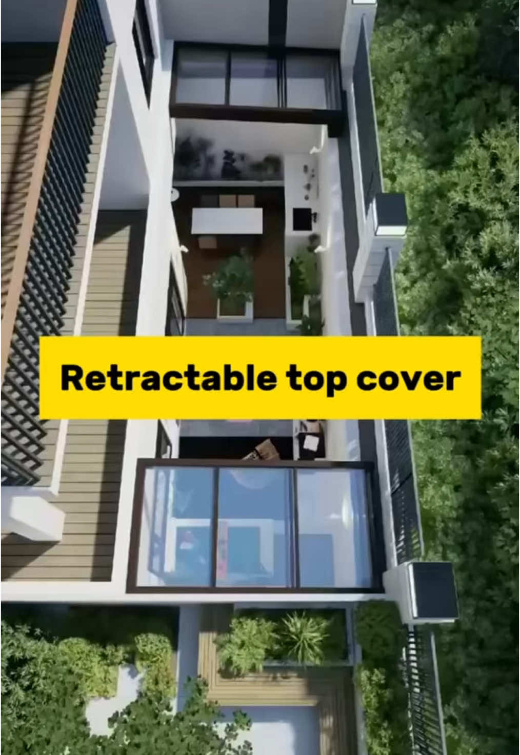 I guess your family needs this🥰#tinyhouse #outdoorliving #homedecor #sunroom #backyard #greenhouse #America #Canada #Australia #England #retractable #foryoupage #foryour #cover 