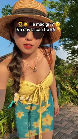 Set hoa vàng chân váy xanh hoa vàng đi biển hè về sẵn rồi mấy bà ơi! #setdibien #thoitrangdibien #dibienmacgi #summervibes #dibien #summertime #Summer #dodibien #outfitdibien #hilarystyle #hilaryofficial 