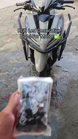 Dagdag pogi sa Motor RGB strobe light decorative #rgblight #strobelightformotorcycle #strobelight #motoraccessories 