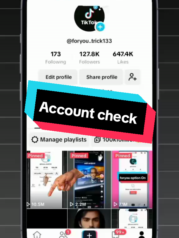 account check #viral #videos #foryou #foryou_trick #100k #foryoutrick_video_viral #viral_foryou_trick_video_ 
