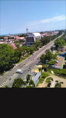 hangat ...kota Padang dari lantai 8#fyp