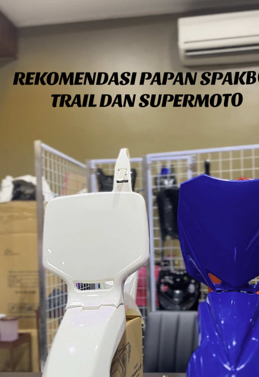 Rekomendasi spakbor papan nomor trail dan supermoto #crf #crf150supermoto #yz85 #yz125 #yamaha #trail #trabas #enduro #mx #sx #fyp #pnp #honda #offroad 