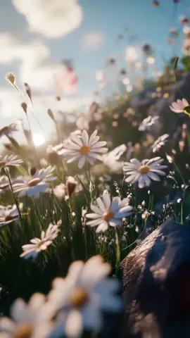 #wallpaper #livewallpaper #4k #photography #flowers #daisy #aestheticvideos #peaceful #animation #art #ai #fyp 