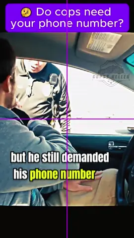 “Cop asked for his number… was it legal?” #CopAudit #KnowYourRights #cop #coptiktok #IllegalStop #fyp#TyrantCop