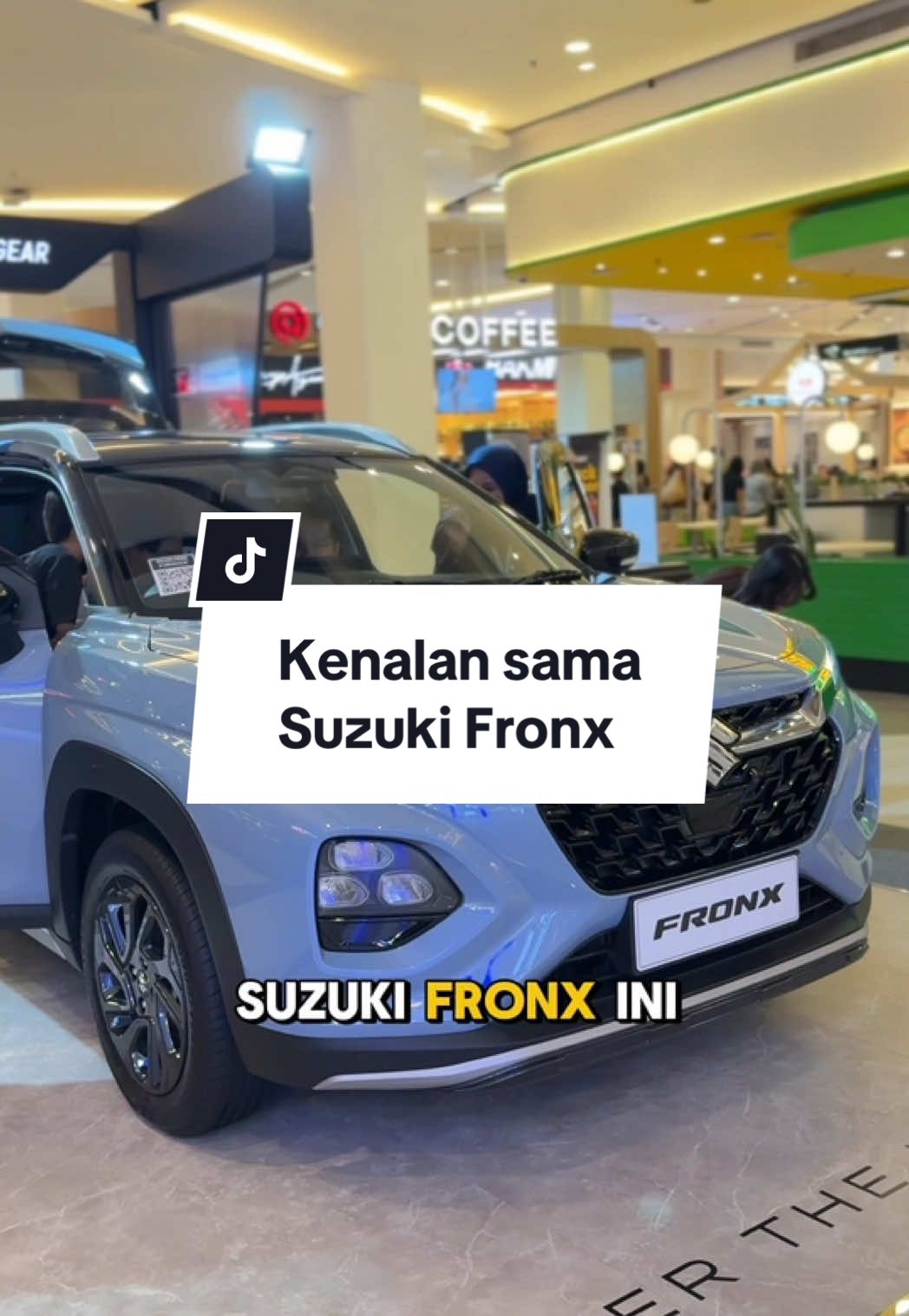 Akhirnya lihat langsung Suzuki Fronx 🤩 cakep yaah, menggiurkan mau nuker XL7 🤭 #suzukifronx #fronxhybrid #fronx2025 #suzukiindonesia #fypシ゚ #mobilbaru 