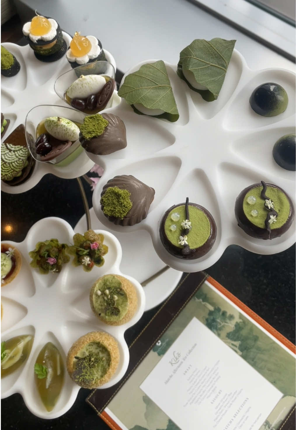 what I did in a day x Kikō Matcha Afternoon Tea Set  #matchalover #bangkok #Lifestyle #fypシ゚ @