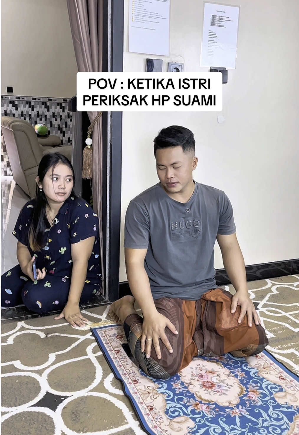 Ketika suami takut di introgasi istri #savifamily #suamitakutistri #lucu_ngakak #kontenlucu #humortiktok #takutistri #sholat #fyp #trending #xybca #viralvideo 