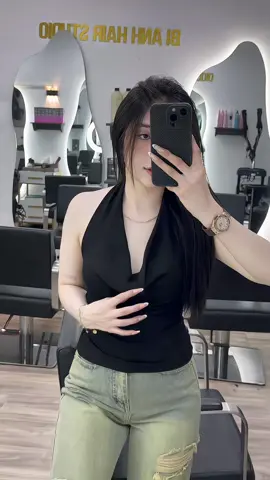 Áo Yếm Cổ Đổ Ôm Body #aoyem #aoyemnu #aoyemdep #thoitrangnu #mặcđẹpmỗingày #xuhuong 
