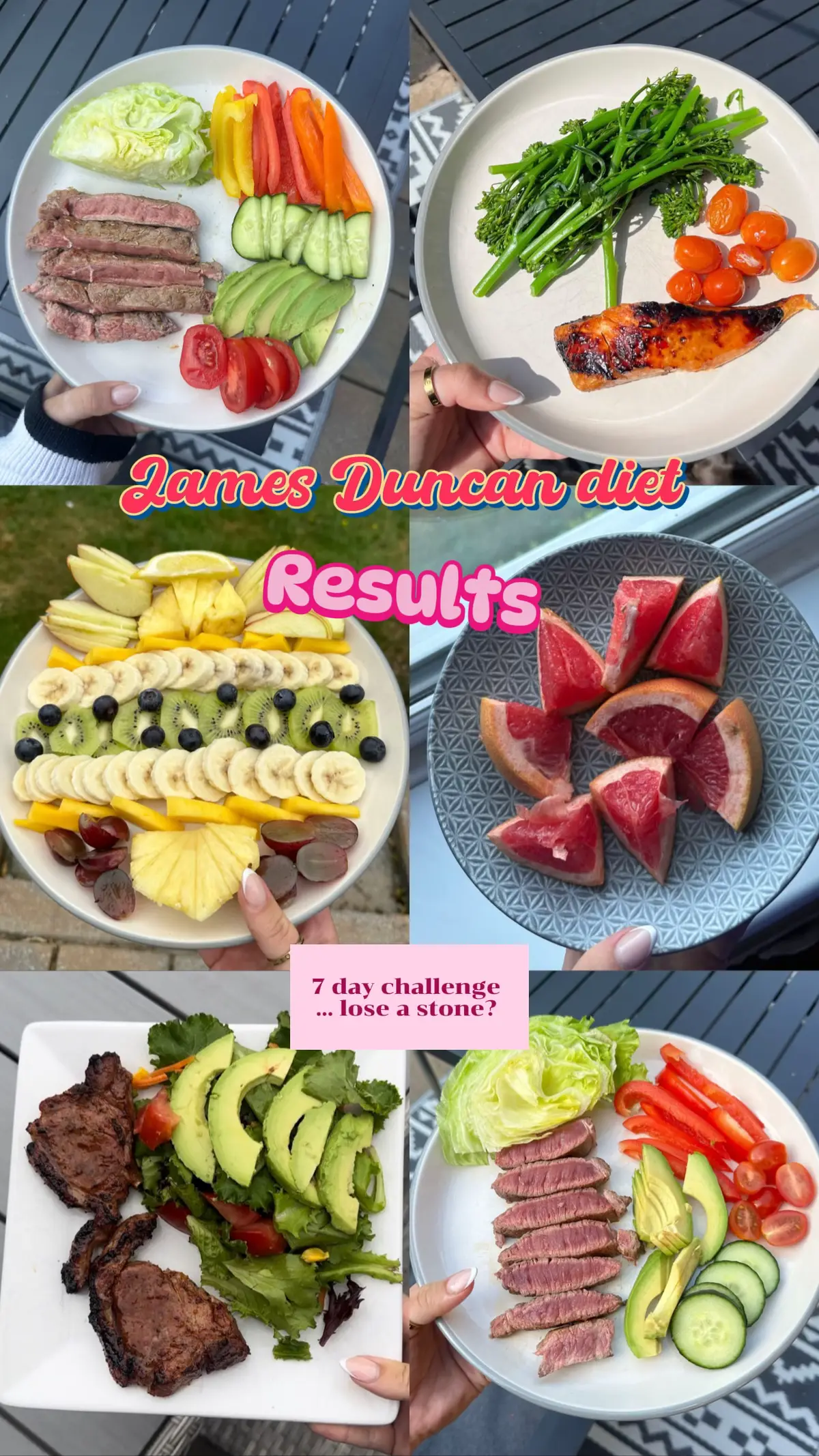 •The rules I didn’t follow were- salad restrictions ( I ate more than just lettuce cucumber and tomatoes)  •Didn’t stick to 10k steps a day  •Did eat out some meals so couldn’t be 100% on plan  …. Still such a good result for 1 weeks weight loss🥰 I will be following my own diet for another 7 days to maintain/ lose more😊  #fyp #jamesduncan #weightloss 