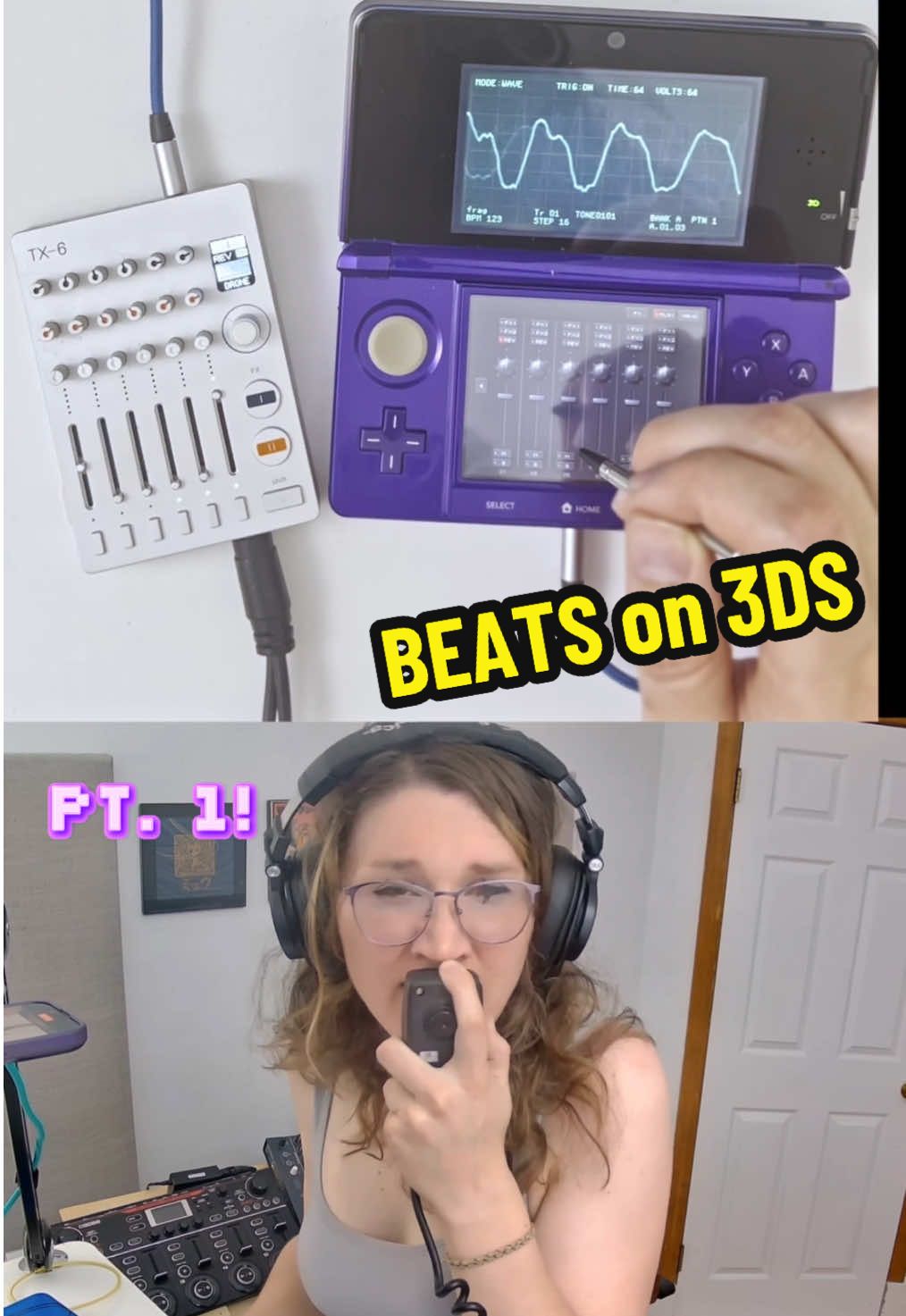 Making music on the #synth on my #3ds #housemusic #musictutorial 
