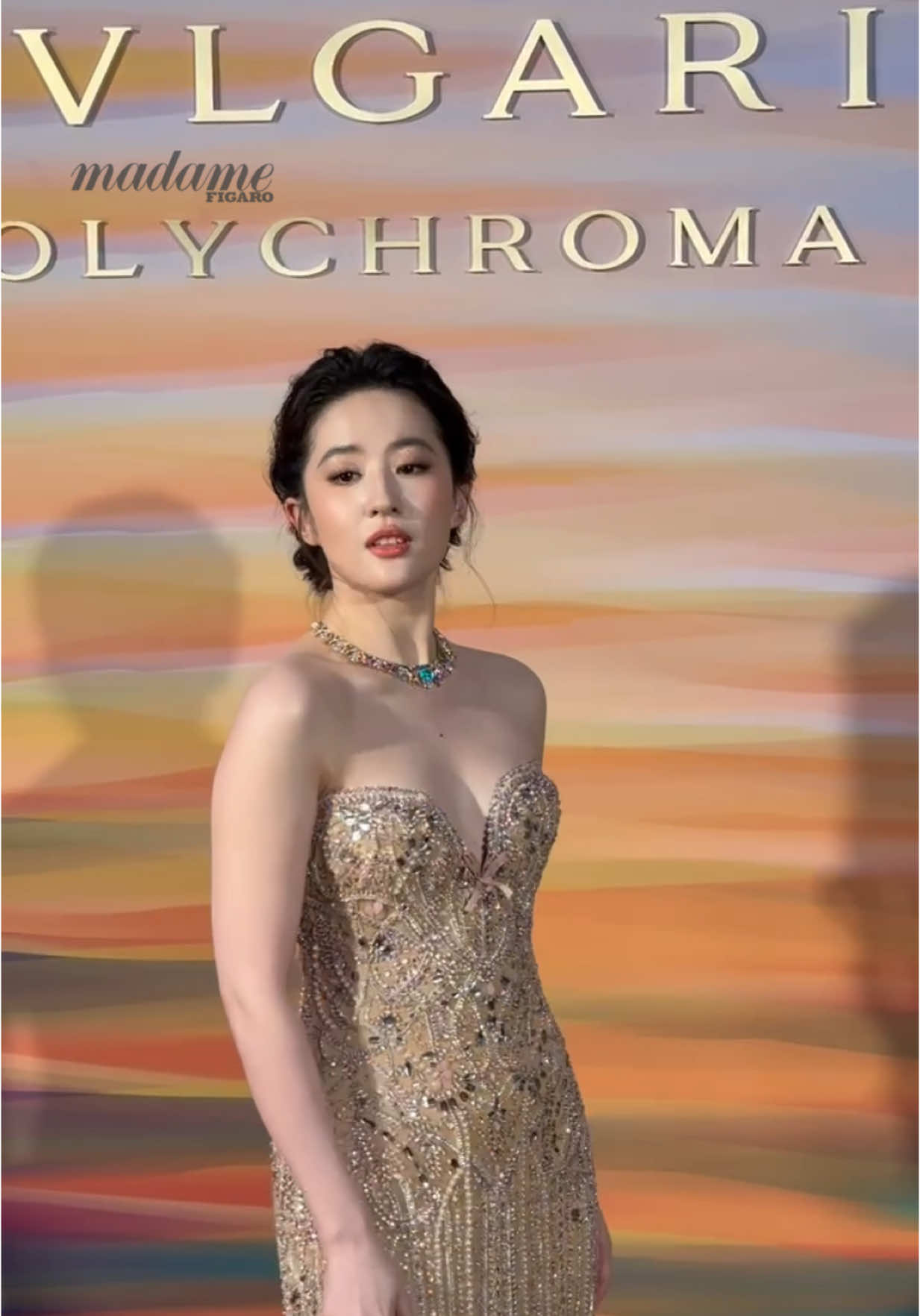 #liuyifei #yifei @Crystal Liu Yifei au @Bvlgari Polychroma Hugh Jewelry Brand Event en #sicile ✨ #crystalliuyifei #bvlgari #tiktokjewelry #jewelry #jewellery #fyp #sicilia #italy 