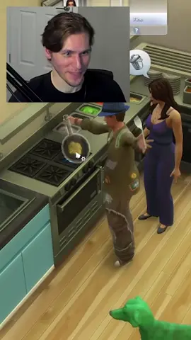Jerma recreates the first time meeting his neighbors to try to learn what went wrong #therehersal #jeremyforyou #jerma985 #sims4 