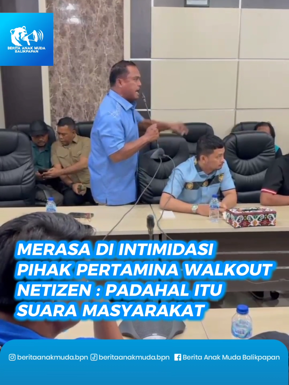 Pertamina WALKOUT karena merasa di INTIMIDASI, padahal kan itu suara kita sebagai masyarakat pak. curiga tangki tangki itu isinya bukan minyak tapi Muyak! #bbmlangka #pertamina #balikpapan #bbm #beritaterkini #pertamax 