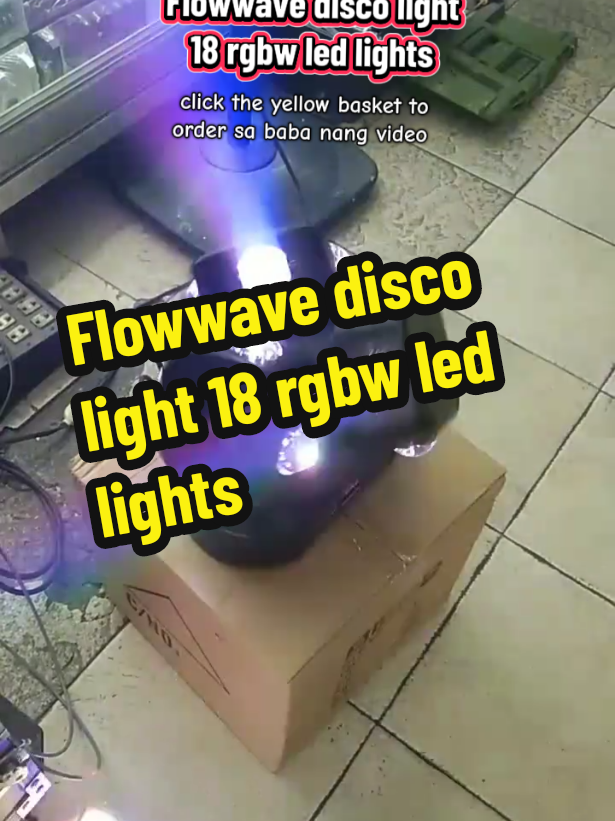 Flowwave disco light 18 rgbw led lights #movingheadlight #rgbwledlights #beamlight #movingledlight #biglights #discolights #partylights 