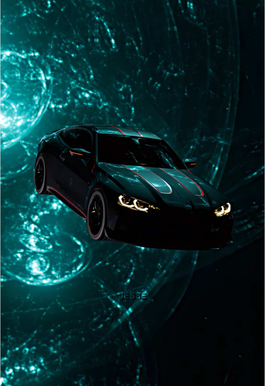 BMW on another level 🪐 // #blender #bmwm4 #caredit #edit #space #fyp 