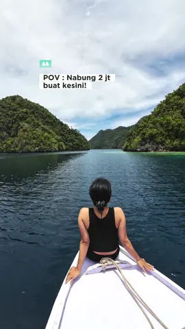 Rela Nabung 2 juta untuk liburan ke tempat impian #voyages #freediving #indonesia #labengkiisland #traveler #HiddenParadise 