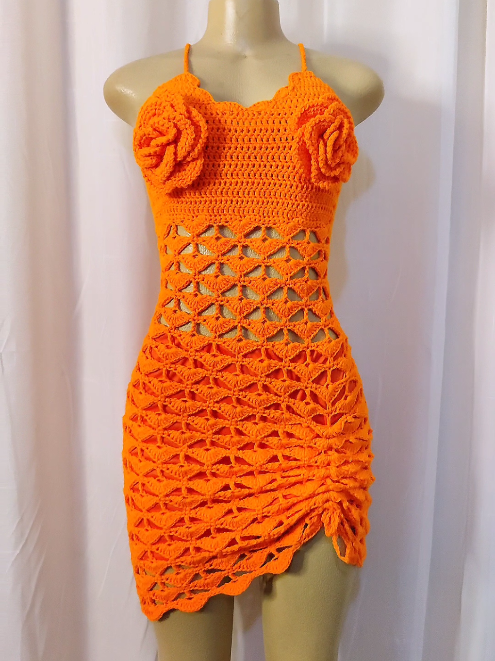 crochet mushroom stitch dress tutorial now available,dm to order #fyp #ascarcrochets #trendingvideo #crochet #fashion #creatorsearchinsights #crochetersoftiktok #ascarcrochets #mushroomstitch #crochetdress #dress 