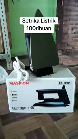 Setrika murah, yuk mumpung stok masih aman #setrika #setrikalistrik #maspion 