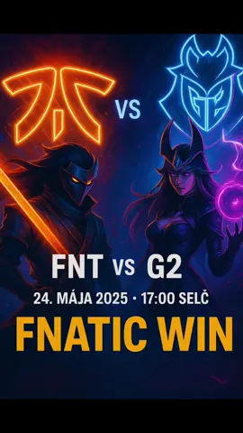 “This Saturday’s going to be fire! FNT vs G2 – a classic LEC clash, but this time I’m calling it: G2 is going down. I’m betting on a Fnatic win! Who’s with me?” #fnt #g2 #lec #riotgames 