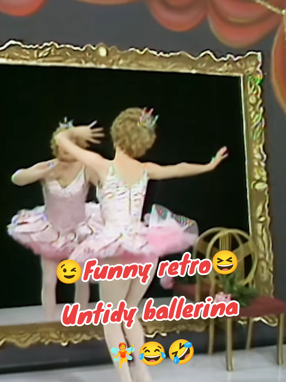 😉Funny retro😆Untidy ballerina🧚😂🤣 #funnyretro #laugh #funny #retro #comedyvideo #funnyrasel90 #rasel #ballerina #funnymoment #funnysituation 
