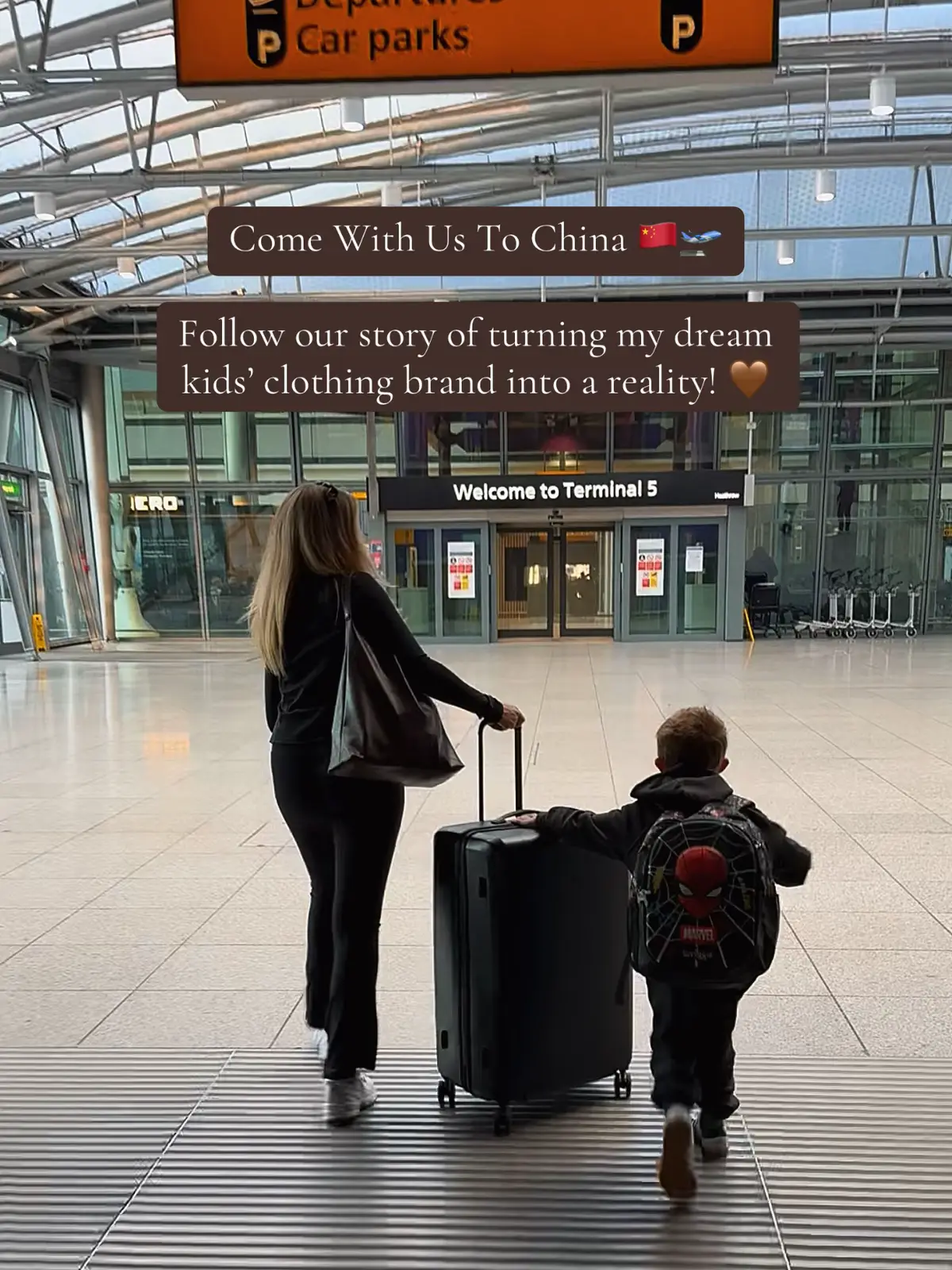 Follow along our story, turning a dream children’s clothing company into a reality. 🤎 Day 1: London to Shanghai 🛫 #femalefounder #startup #youngmum #clothingbrand #kidsclothing #kidshaul #startupjourney #noahclothing #boymom #toddlersoftiktok #MomsofTikTok #businessowner #business #followourjourney #support 