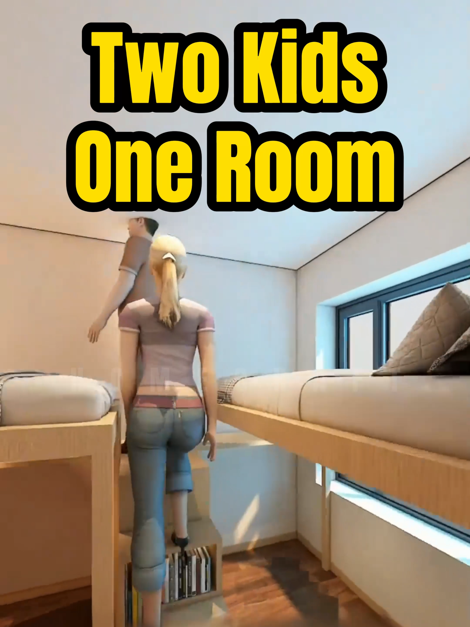 Please ❤ our video to motivate us! We will provide more videos for you~ #kidsroomdecor #kidsroom #bunkbeds #room #bedroom #interiordesign #homedecor #homedesign #interior #renovation #hiddenstorage #storage #customfurnituredesign #homesolutions #homemakeover #homeupgrade #familyhome