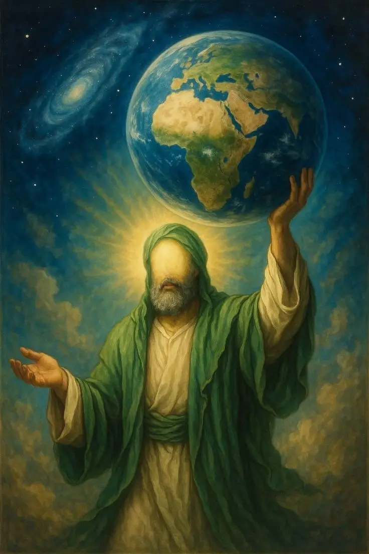 خلقهم الله من نور عظمته وولاهم امر مملكته، فهم سر الله المخزون وأولياؤه المقربون وأمره بين الكاف والنون لا بل هم الكاف والنون، إلى الله يدعون وعنه يقولون وبأمره يعملون،... مبدأ الوجود وغايته وقدرة الرب ومشيئته وأم الكتاب وخاتمته،... فهم الكواكب العلوية والأنوار العلوية المشرقة من شمس العصمة الفاطمية في سماء العظمة المحمدية🛐 #المجدد_الشيخ_امير_القريشي #313 #جيش_المنتقم_عليه_السلاام #الشيخ_القريشي #الشيخ_المجدد #بداية_التوحيد_محمدوعلي_الخالقين_الرازقين 
