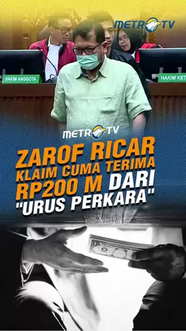 Hmmm 😌😌😌 . Eks pejabat MA Zaror Ricar mengaku hanya menerima uang Rp200 miliar dari hasil 