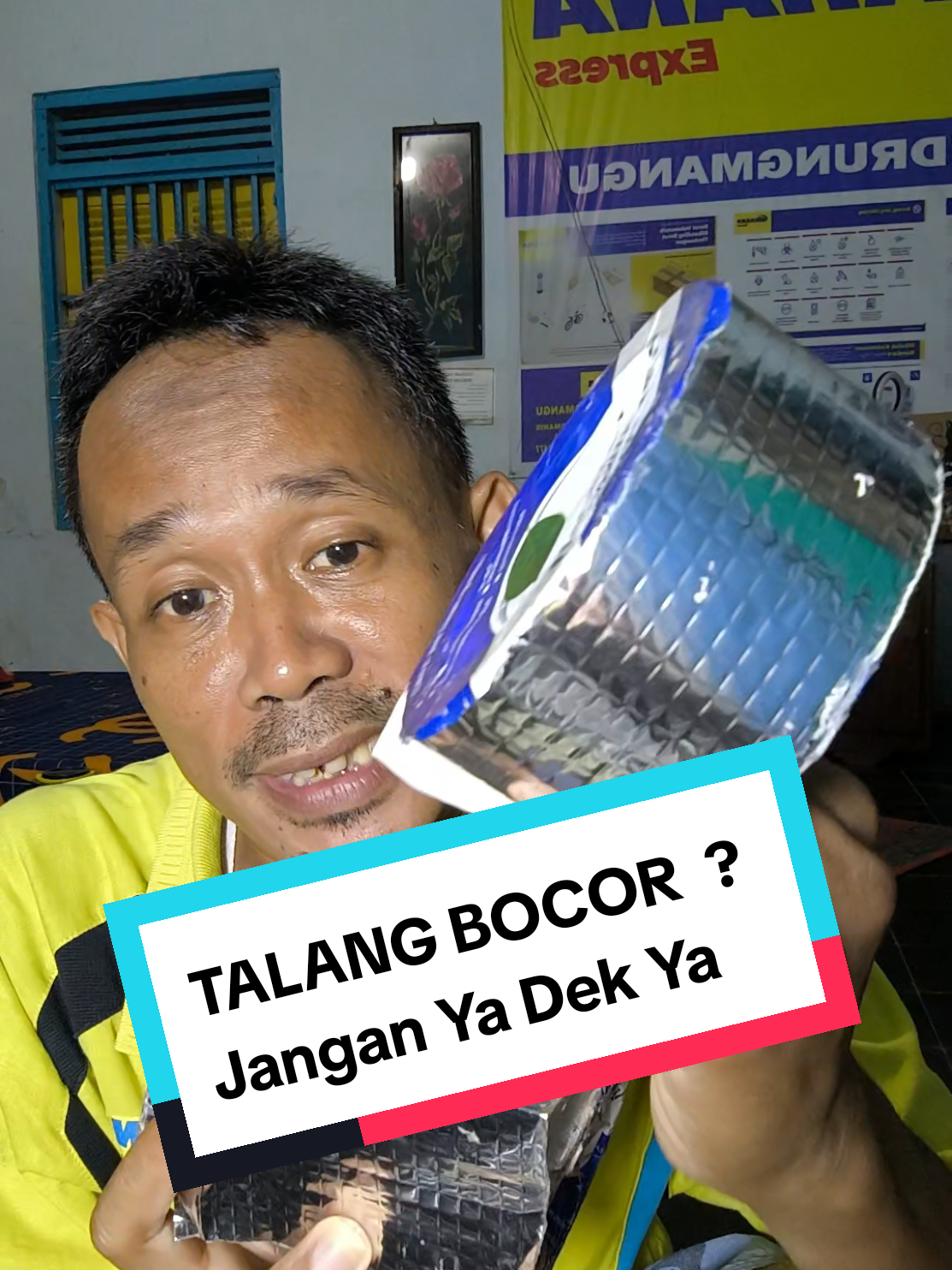 Membalas @man_13.1 untuk Tambal Talang, Asbes, Seng, Terpal bagusnya pakai ini Ka, lemnya tebal daya tahannya sampai berbulan-bulan bahkan tahunan. #lakbanantibocor #lakbantambaltalang #lakbantambalasbes #lakbantambalatap 
