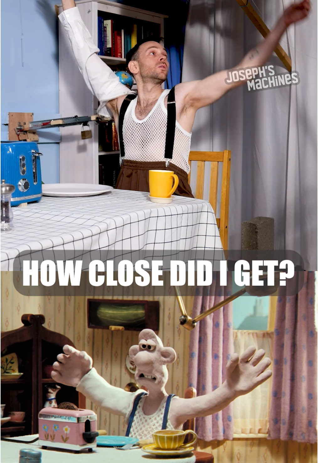 How close did I get? @Aardman #wallaceandgromit #aardman 